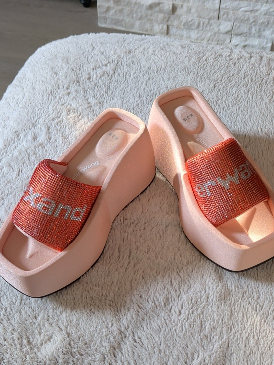 Shoes - Women’s Peachy Platform Slide Sandals with Embellished Strap